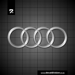 Audi Sticker - Shaded Rings